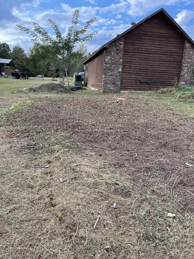 Custom landscape design in Dover, AR by Clean & Cut Residential Services