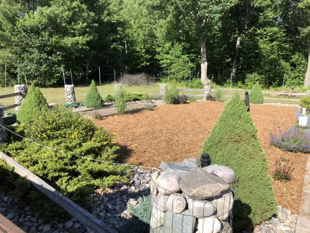 Custom landscape design near you across Denton Township, MI - Clean & Green Lawncare