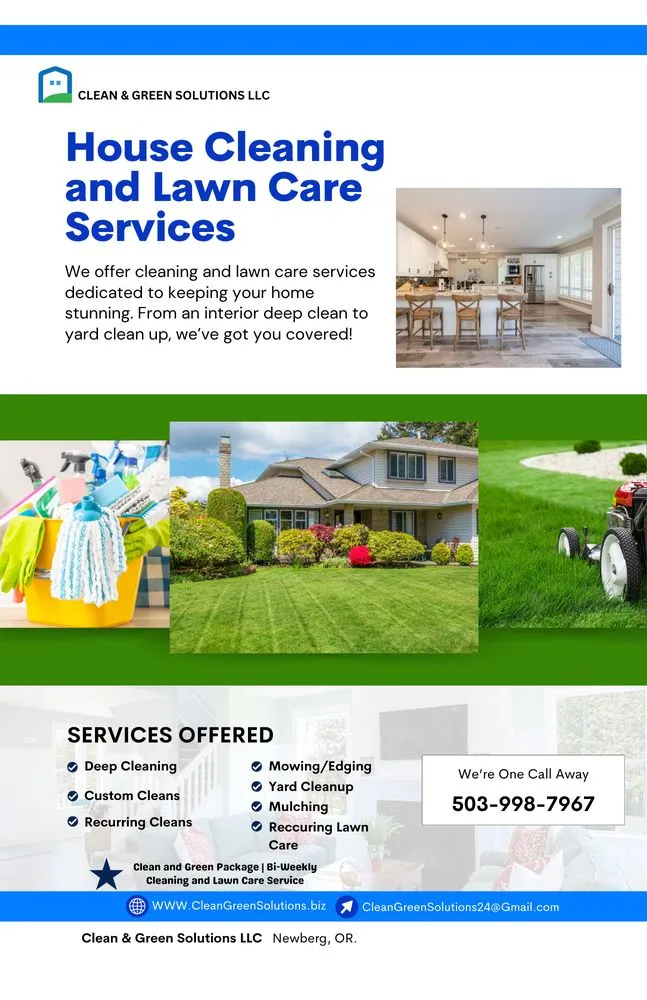 Expert yard cleanup service for beautiful yards across Newberg, OR - Clean & Green Solutions