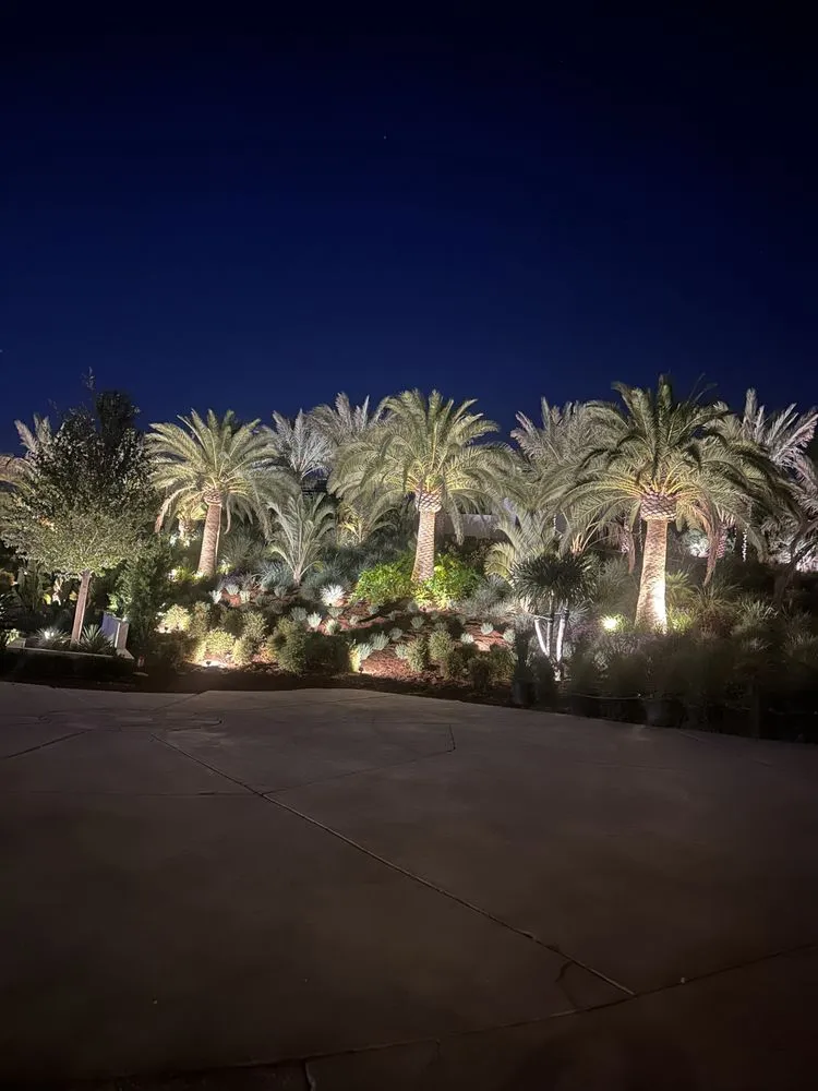 Affordable garden landscaping with custom design in Fallbrook, CA by Clean & Green tree service & landscaping