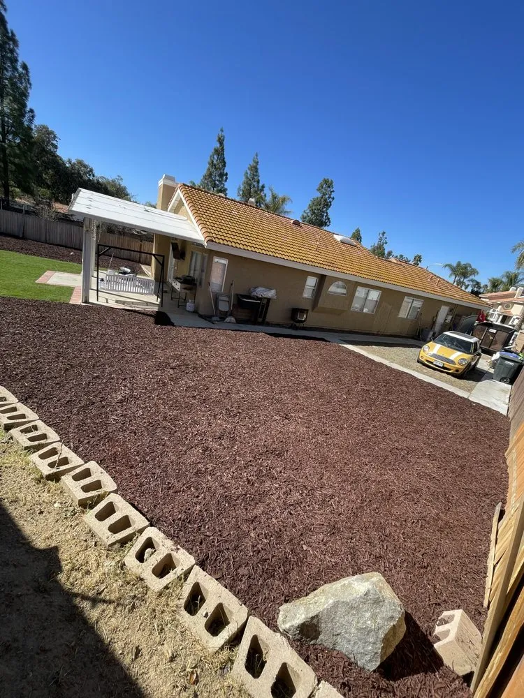 Local yard maintenance in Fallbrook, CA by Clean & Green tree service & landscaping