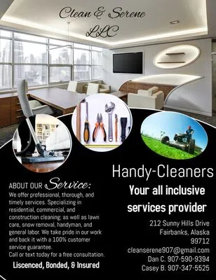 Clean & Serene cleaning services