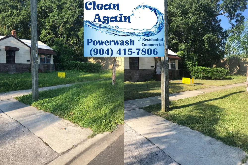 Expert residential landscaping experts serving Jacksonville, FL - Clean Again Powerwash