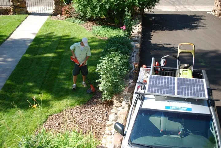 Professional yard cleanup service in Colorado Springs, CO by Clean Air Lawn Care