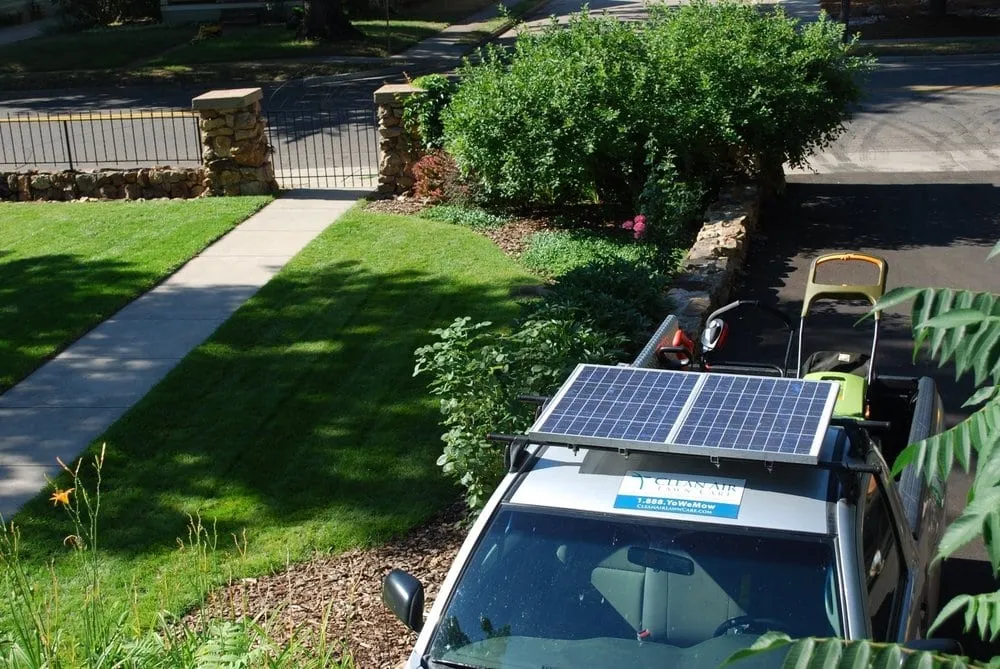 Affordable landscape installation for homes in Fort Collins, CO by Clean Air Lawn Care