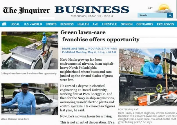 Custom residential landscaping in Philadelphia, PA - Clean Air Lawn Care Philadelphia