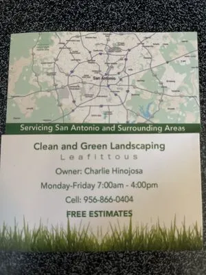 Clean And Green Landscaping Logo