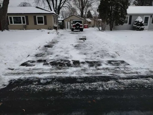 Clean and Pristine Yard and Snow Logo