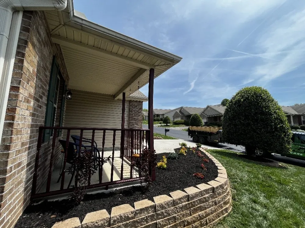 Local landscape installation for residential properties in Knoxville, TN by Clean and Simple Lawn Care