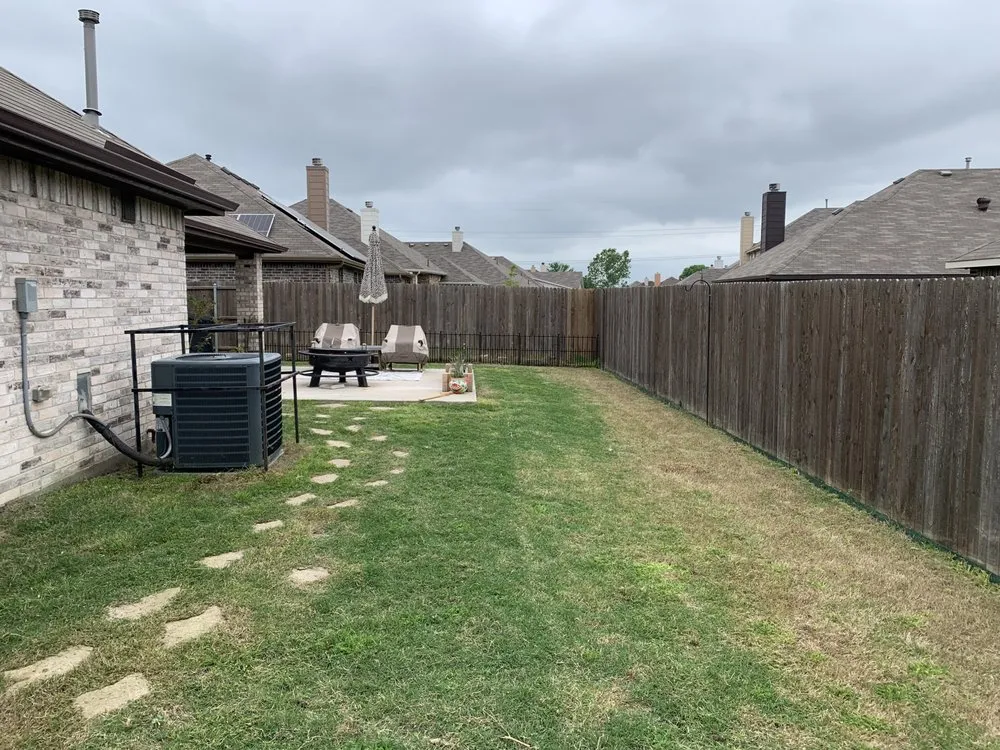Custom landscape installation in Royse City, TX by Clean As A Whistle Lawn Care