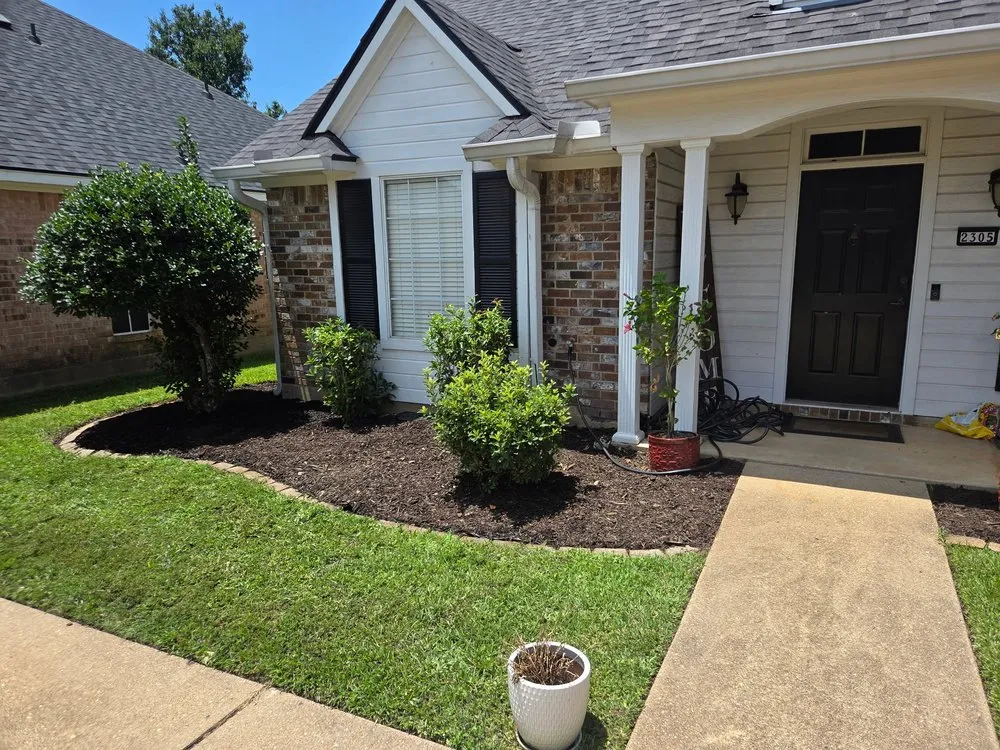 Affordable landscape installation in Shreveport, LA by Clean Cut Exteriors