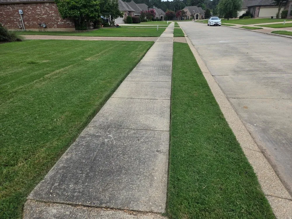 Professional lawn mowing service in Shreveport, LA by Clean Cut Exteriors