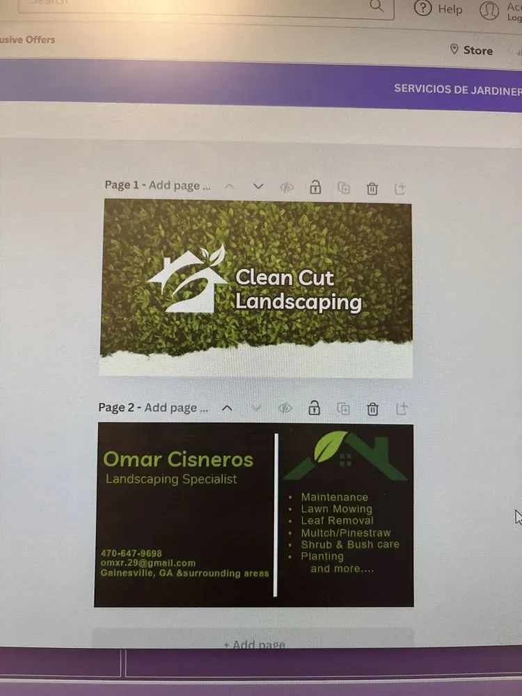 Professional lawn mowing service experts serving Gainesville, GA - Clean Cut Landscaping