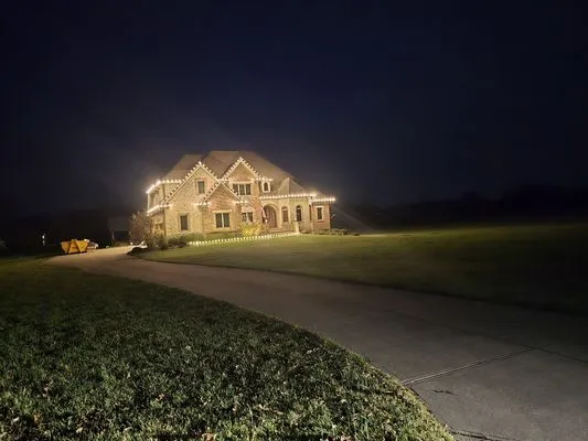 clean cut lawn and landscaping