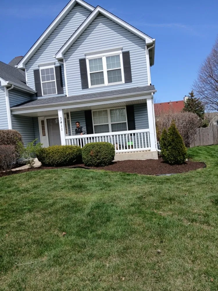 Custom residential landscaping for residential properties in Bolingbrook, IL by Clean Cut Lawn Care