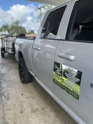 Clean cut lawn care Logo