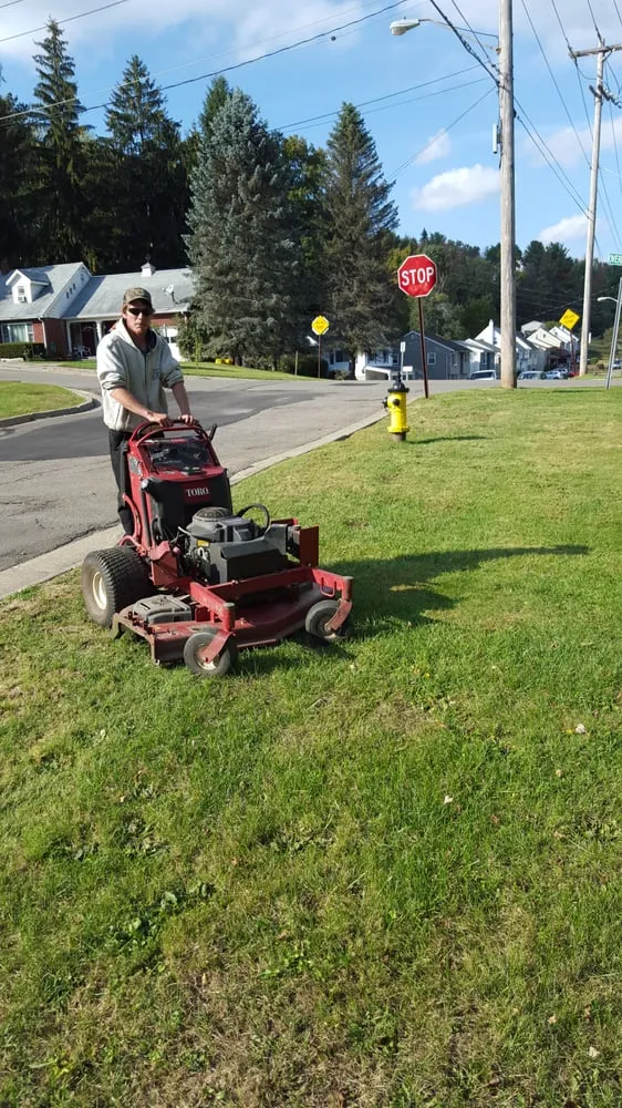 Local yard cleanup service for homes in Johnson City, NY by Clean Cut Lawn Care