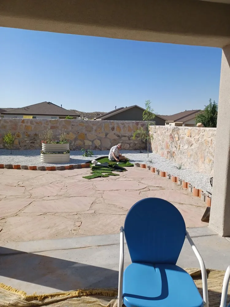 Professional lawn care service for year-round maintenance in Las Cruces, NM by Clean Cut Lawn Service