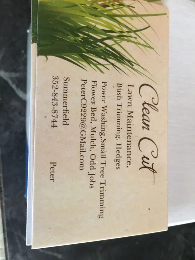 Professional yard maintenance in Summerfield, FL by Clean Cut Lawn Service