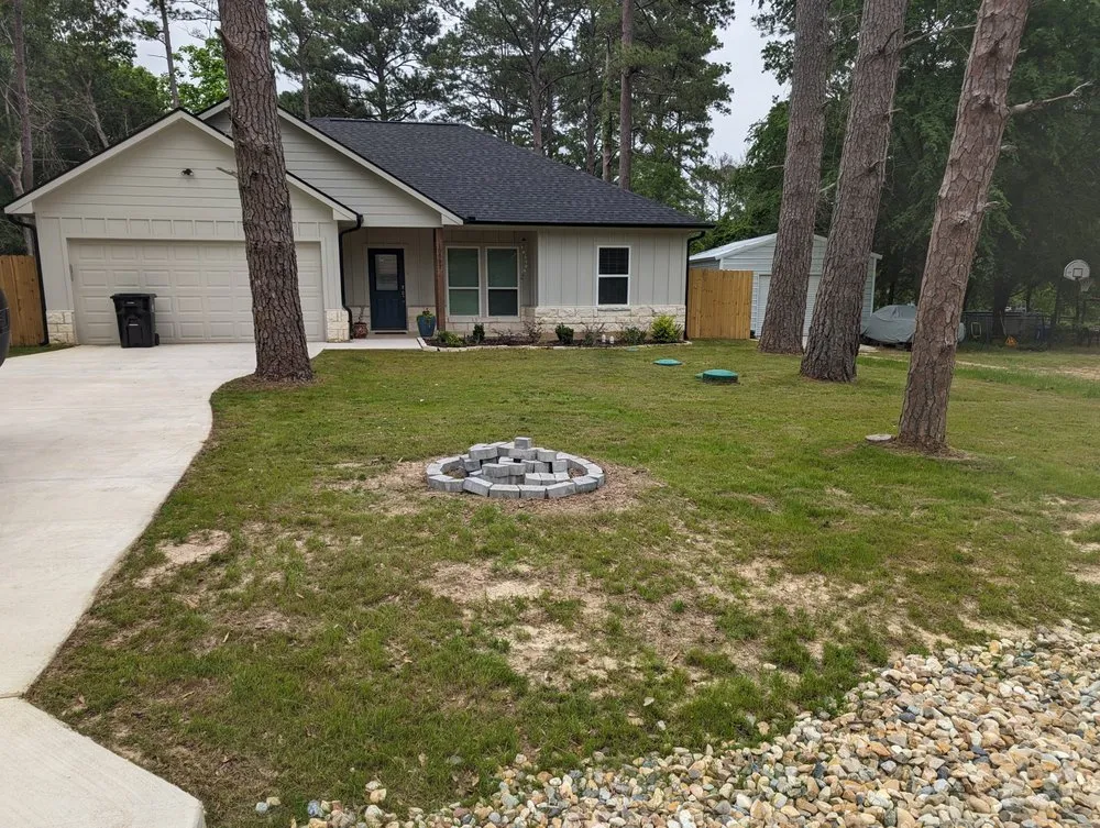 Custom landscape design in Frankston, TX by Clean Cut Lawn Services and More