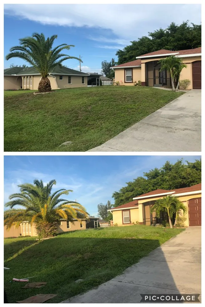 Professional landscaping services for beautiful yards in Cape Coral, FL by Clean Cut Lawn Services