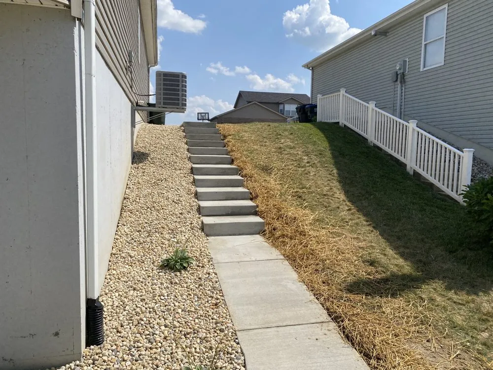 Affordable landscape design for beautiful yards in Waterloo, IL by Clean Cut LawnCare & Landscaping