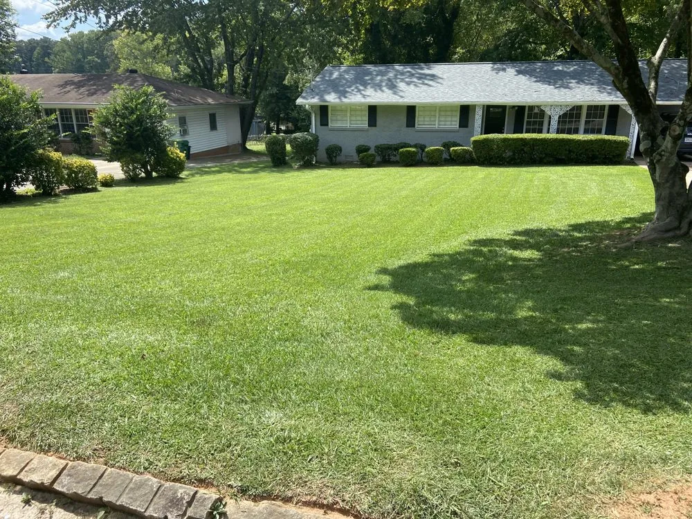 Custom landscaping services for homes in Decatur, GA by Clean Cut Lawncare By AD
