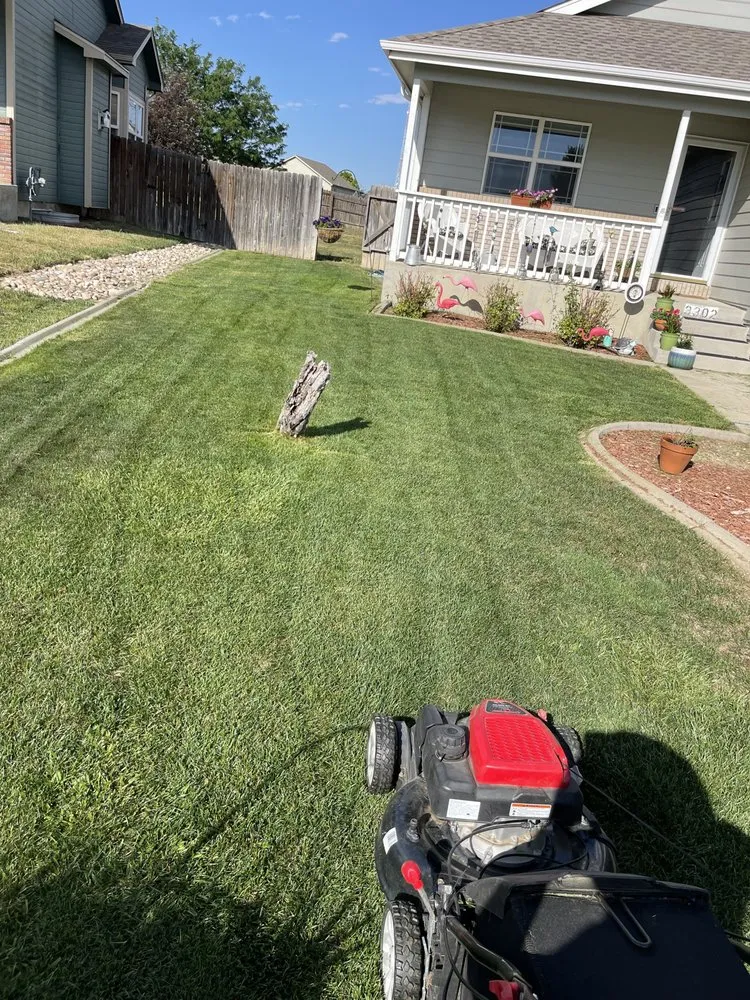 Local garden landscaping in Greeley, CO by Clean Cut Lawns