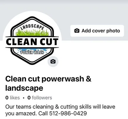 Clean Cut Powerwash & Landscape Logo