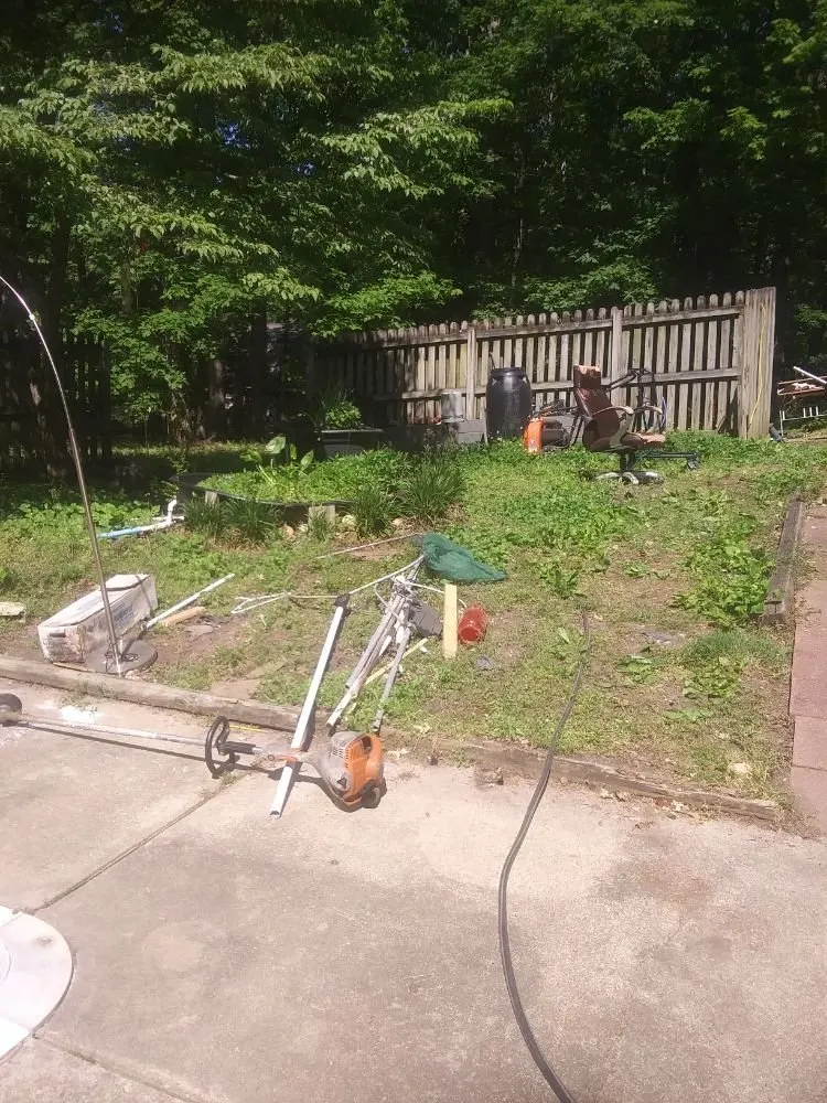 Custom residential landscaping in Aylett, VA by Clean Cut Trash & Debris Removal Services
