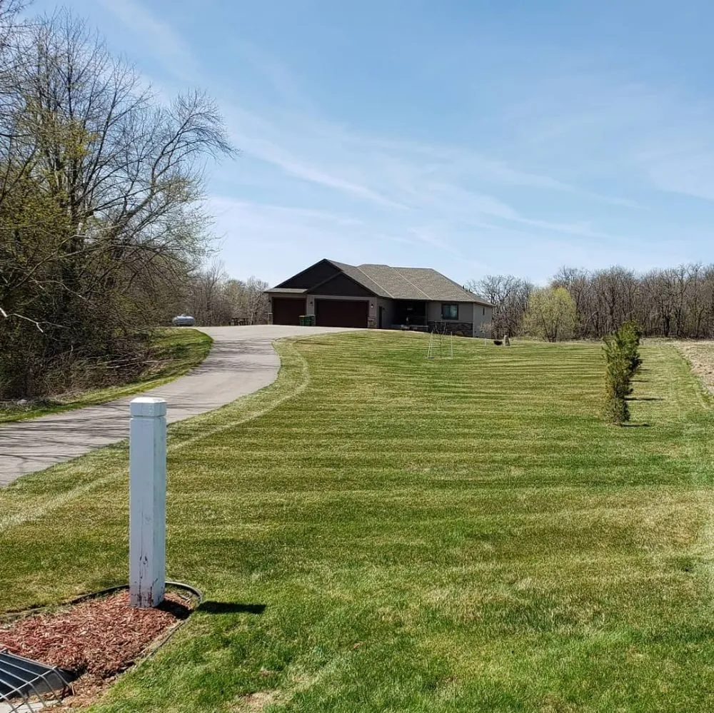 Custom outdoor landscaping for residential properties in Annandale, MN by Clean Cut Turf