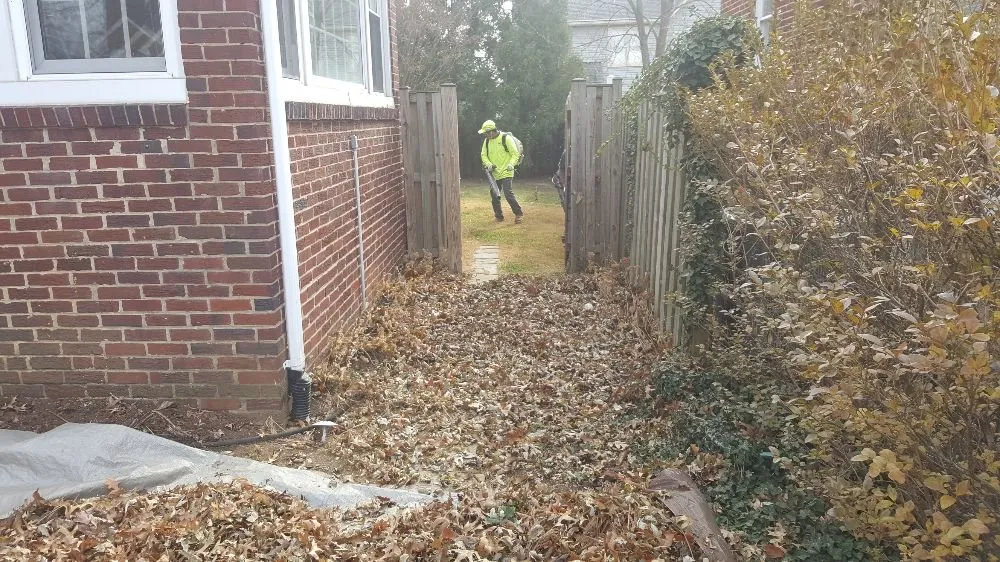 Custom garden landscaping in Falls Church, VA by Clean Cut Yard Service