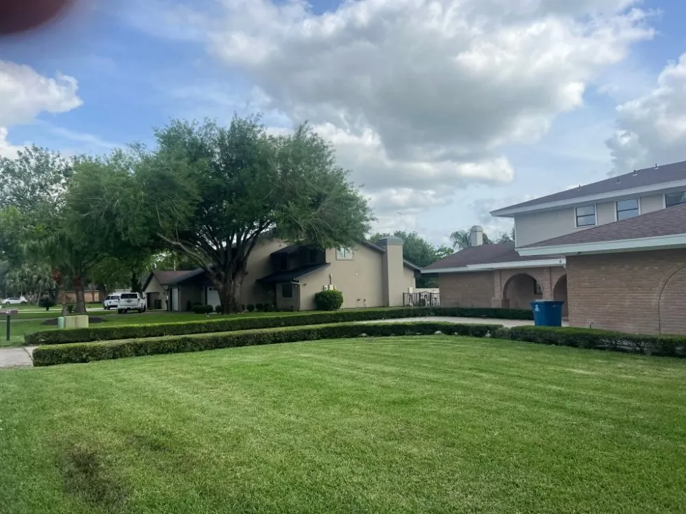 Professional residential landscaping in Brownsville, TX by Clean Cuts Lawn Care