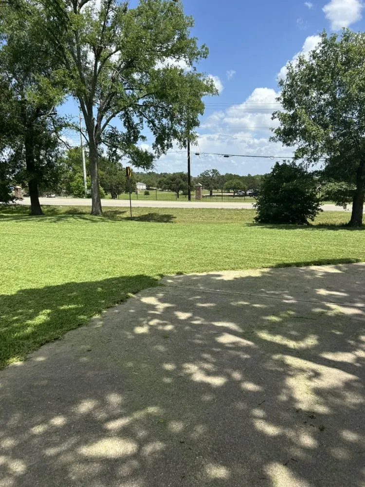 Custom landscape installation in Bryan, TX by Clean Cuts Lawn Care
