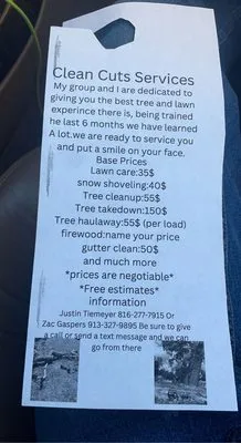 Clean Cuts Services Logo