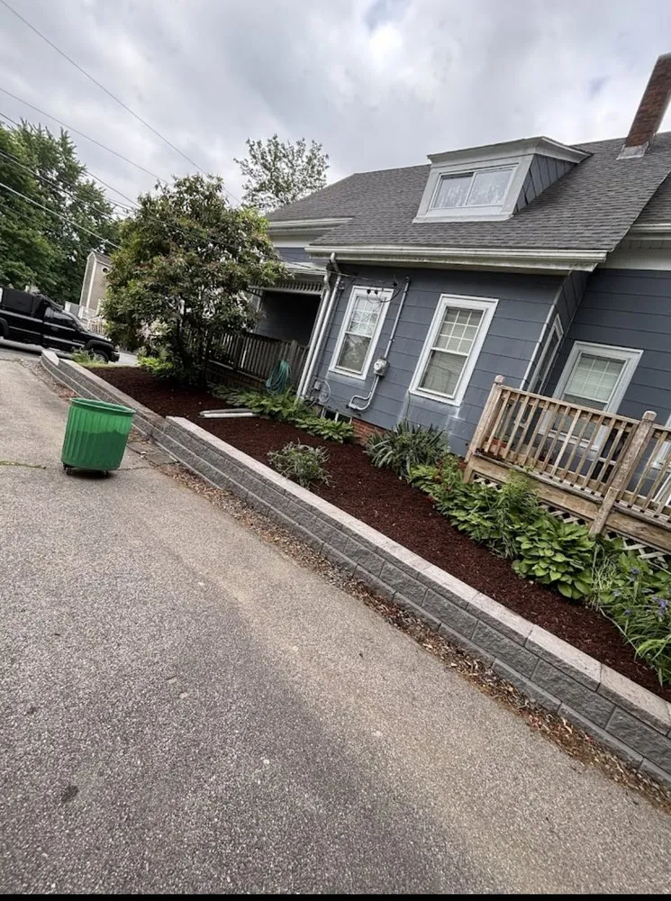 Custom yard cleanup service for residential properties in Taunton, MA by Clean Cutz Landscaping