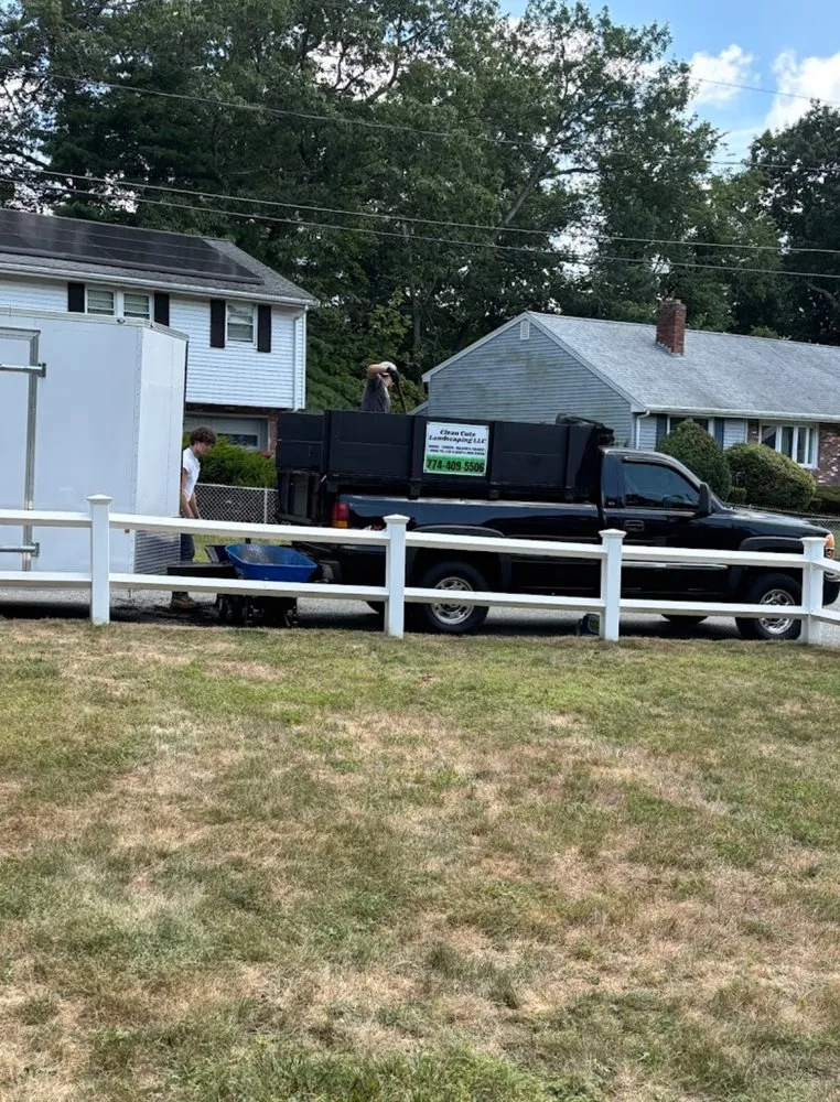 Local landscape installation in Taunton, MA by Clean Cutz Landscaping