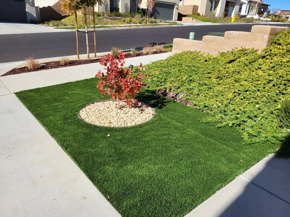 Custom outdoor landscaping with custom design in Rancho Cucamonga, CA by Clean Green Landscaping