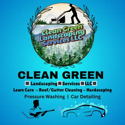 Clean Green Landscaping Services Logo
