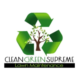 Clean Green Supreme Lawn Maintenance Logo