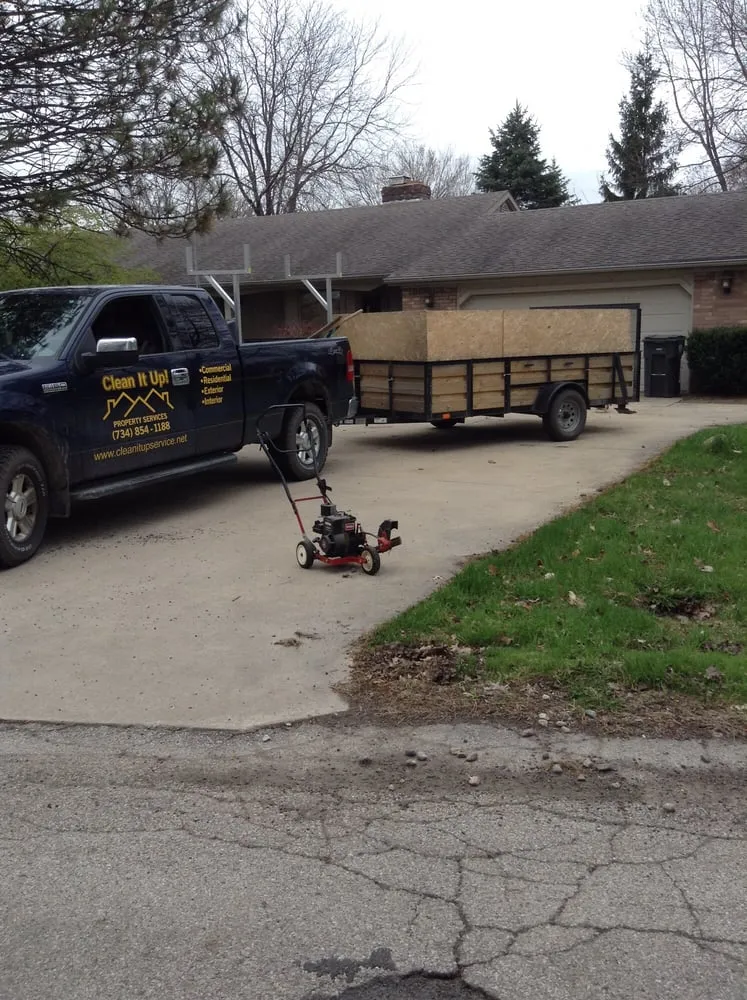 Professional lawn care service with custom design in Temperance, MI by Clean It Up Property Services