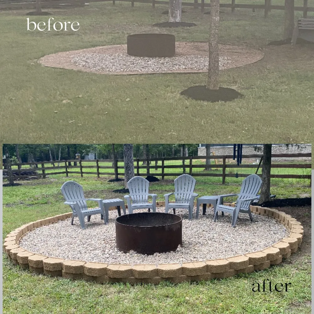 Expert outdoor landscaping in Montgomery, TX by Clean Path Lawn Service