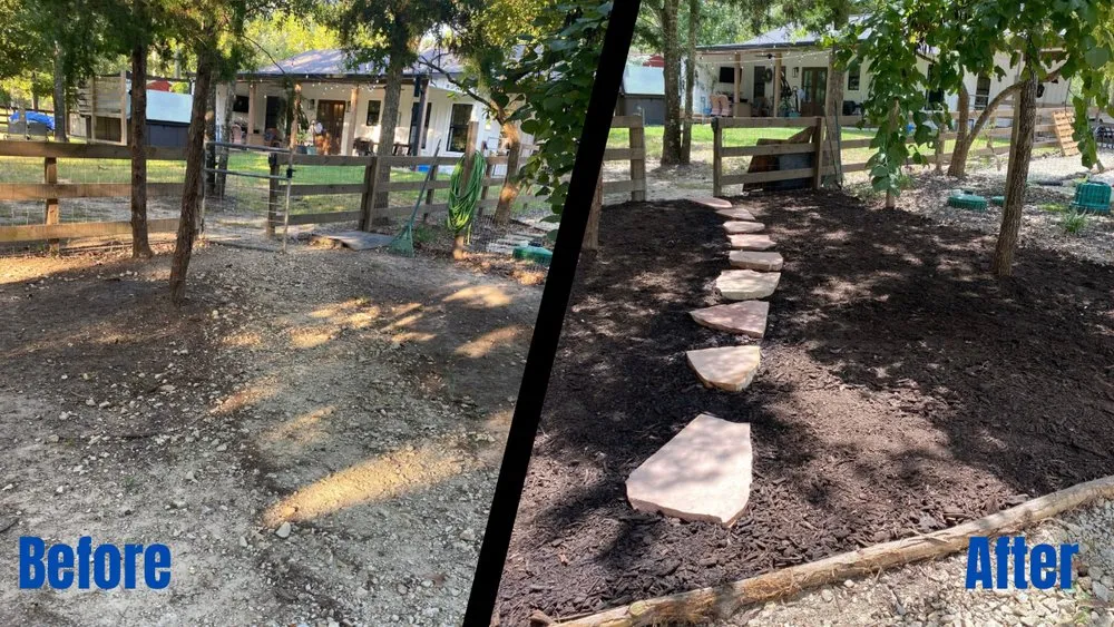 Local garden landscaping in Montgomery, TX - Clean Path Lawn Service