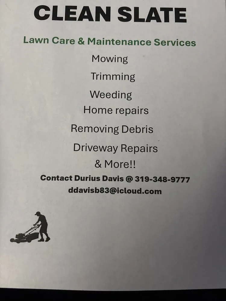 Top-rated lawn mowing service in Waterloo, IA - Clean slate