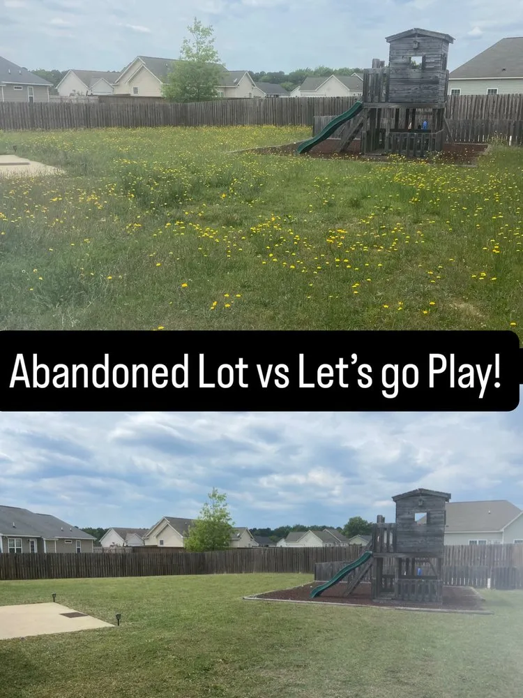 Custom landscaping services for homes in Fayetteville, NC by Clean Solutions Pressure Wash And Junk Haul