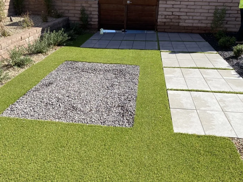 Local landscape installation in Mesa, AZ - Clean view Landscape