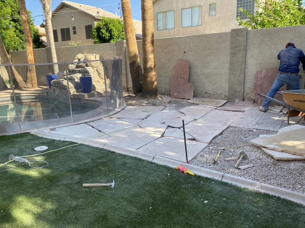 Expert garden landscaping in Mesa, AZ by Clean view Landscape