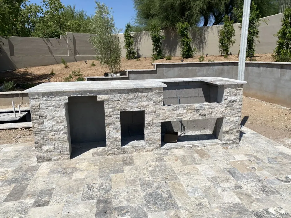 Expert lawn mowing service with custom design across Mesa, AZ - Clean view Landscape