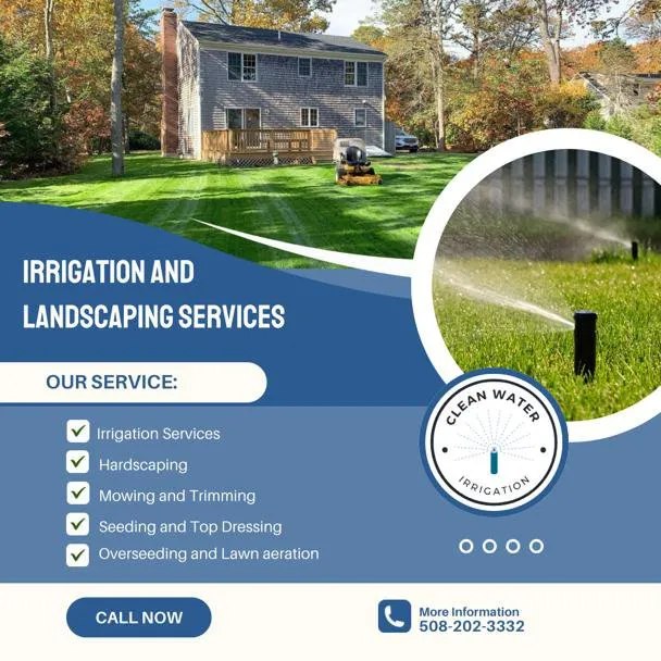 Custom landscaping services in Brewster, MA - Clean Water Irrigation and Landscaping