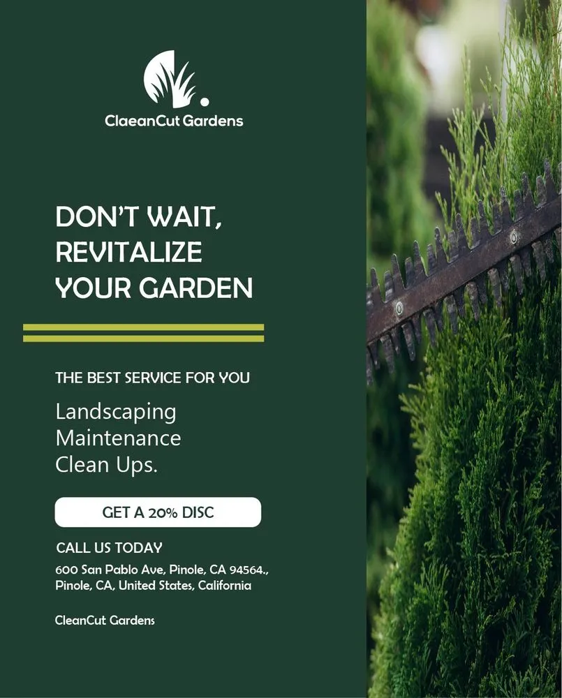 Custom landscape installation for homes in Pinole, CA by CleanCut Gardens